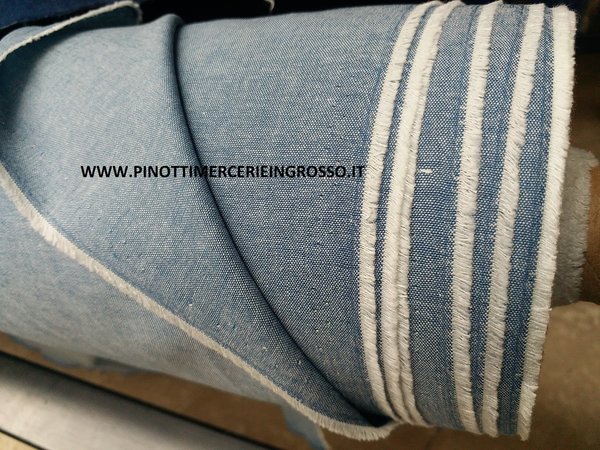 Tessuto Jeans Art 1194 Tela Chambry A Metraggio / Alto Cm 150