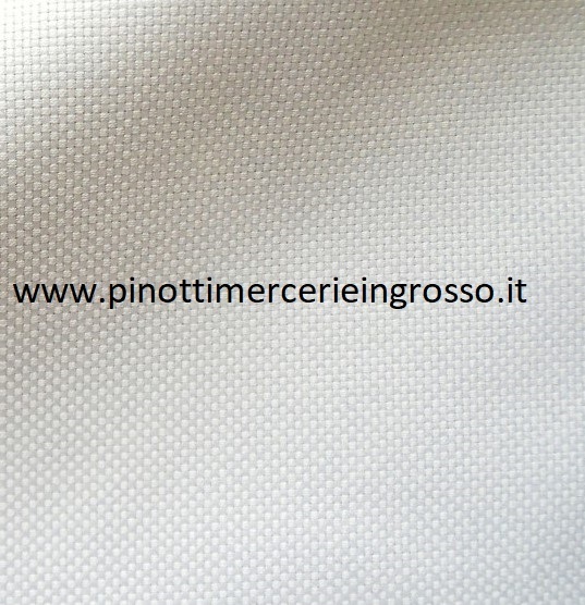 Tessuto Oxford Camiceria Bianco - Puro Cotone Ritorto/ Cm 150