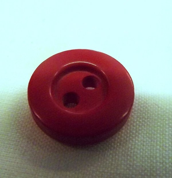 Bottoni ciliegia diametro mm 11 - 2 fori -pacco 20 pz