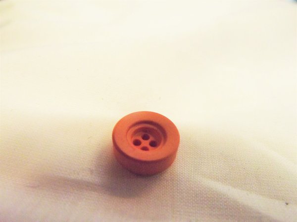 Bottone 4 fori diametro mm 15 rosa/corallo-pacco 20 pz